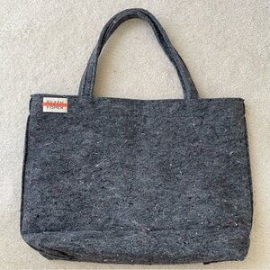 Eileen Fisher Gray Large Felted Fabric Tote Bag